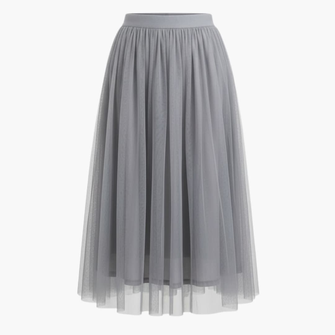 Women's High Waist Straight Skirt Ankle Length