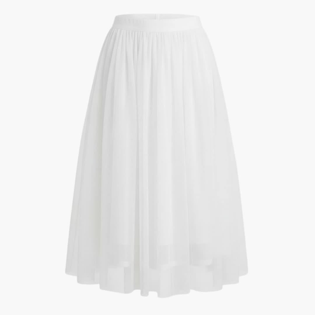 Women's High Waist Straight Skirt Ankle Length