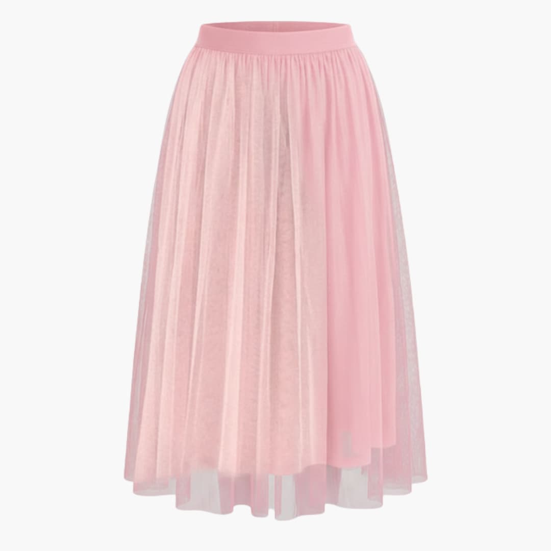 Women's High Waist Straight Skirt Ankle Length