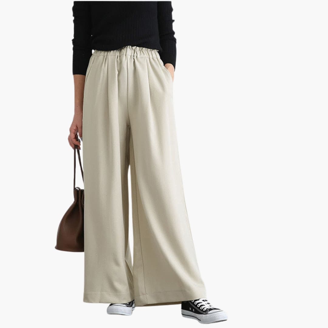 Women's High Waist Wide Leg Summer Pants