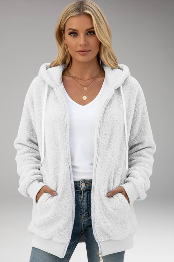Women's Zip Up Hoodie Adjustable