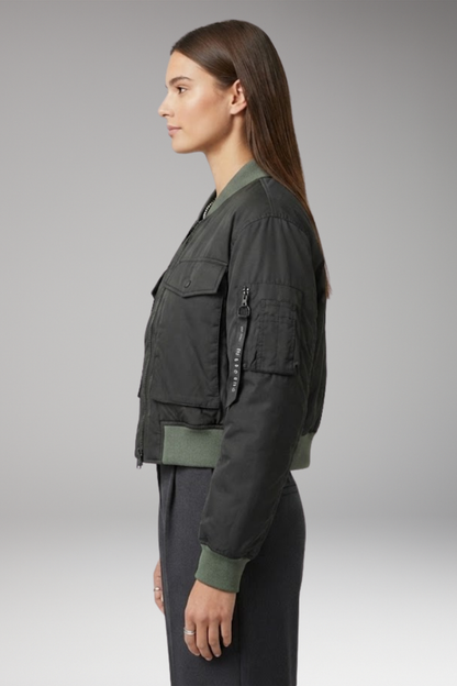 Women's Long Sleeve Front Zip Jacket