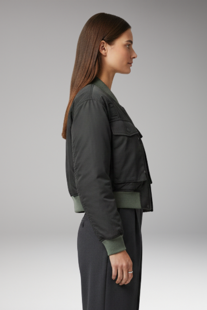 Women's Long Sleeve Front Zip Jacket