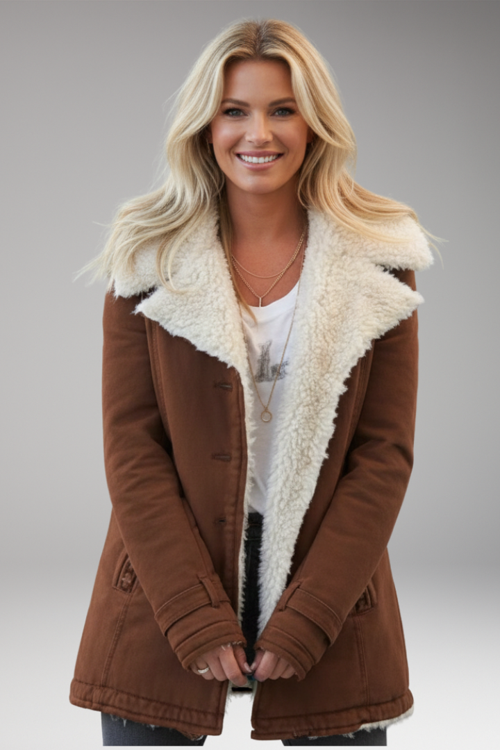 Women's High Collar Front Zip Jacket