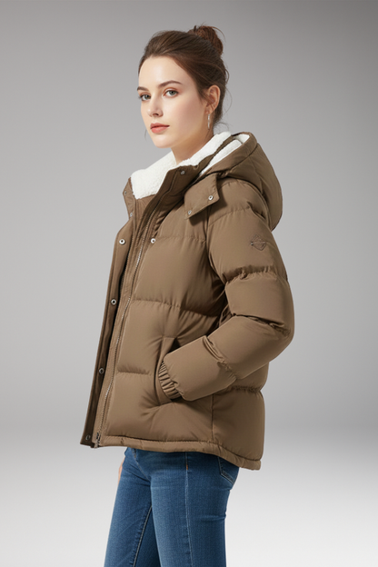 Women's Fleece Lined Hooded Jacket