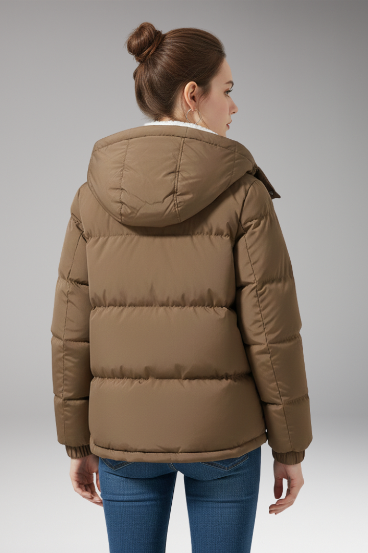 Women's Fleece Lined Hooded Jacket