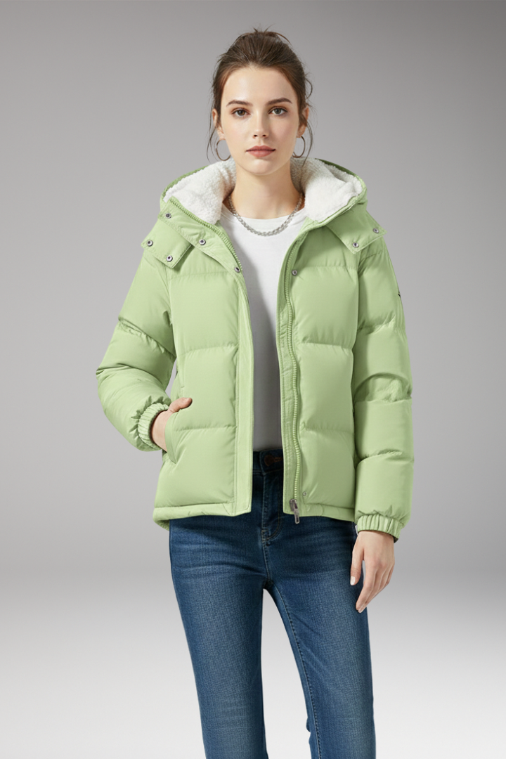 Women's Fleece Lined Hooded Jacket