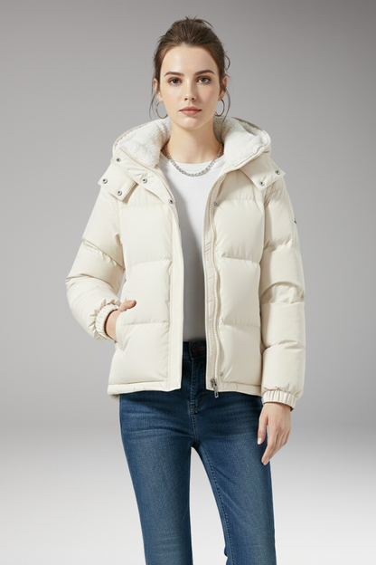Women's Fleece Lined Hooded Jacket