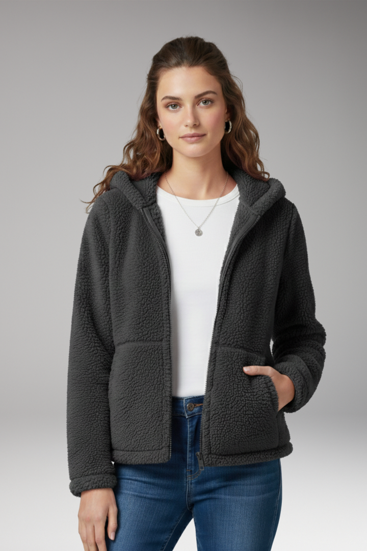 Women's Hooded Jacket Long Sleeves