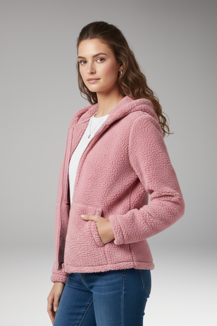 Women's Hooded Jacket Long Sleeves