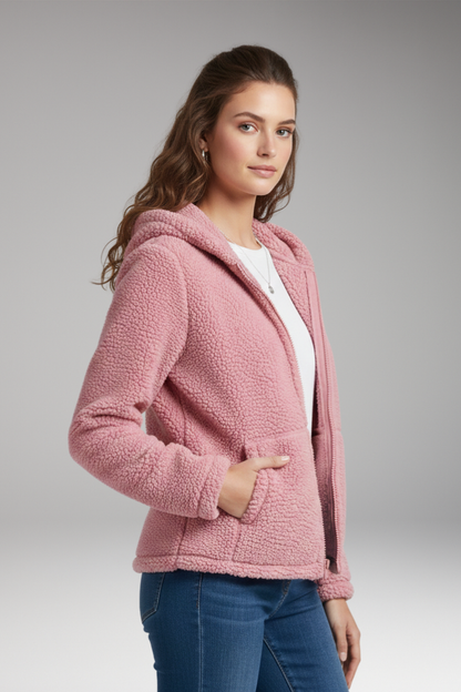 Women's Hooded Jacket Long Sleeves