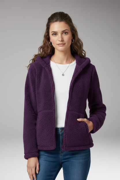 Women's Hooded Jacket Long Sleeves
