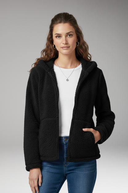 Women's Hooded Jacket Long Sleeves