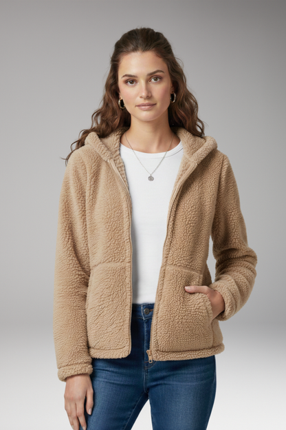 Women's Hooded Jacket Long Sleeves