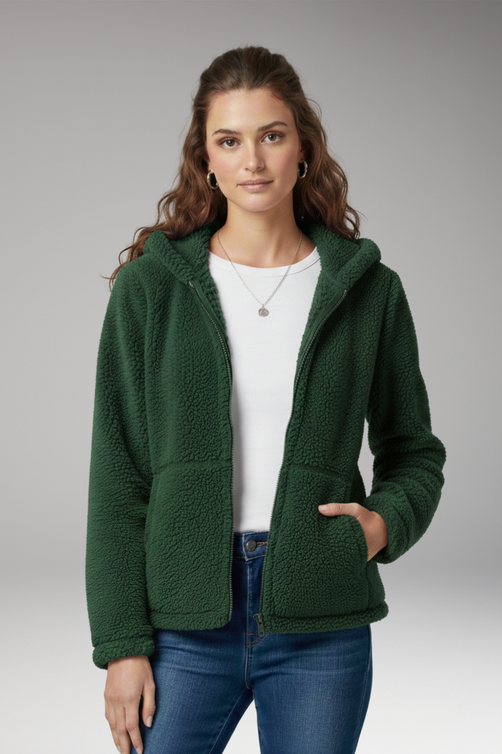 Women's Hooded Jacket Long Sleeves