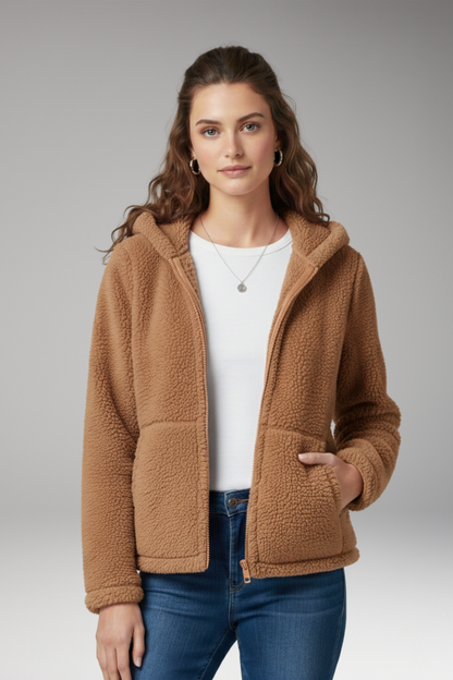 Women's Hooded Jacket Long Sleeves
