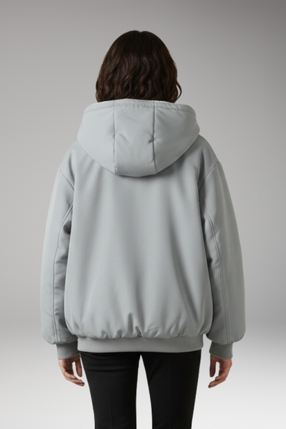Women's Hooded Jacket Lined Zip Up