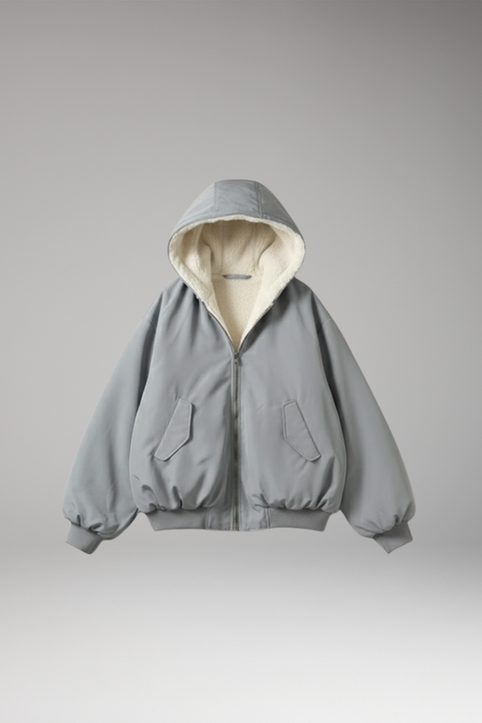Women's Hooded Jacket Lined Zip Up - VibreMode