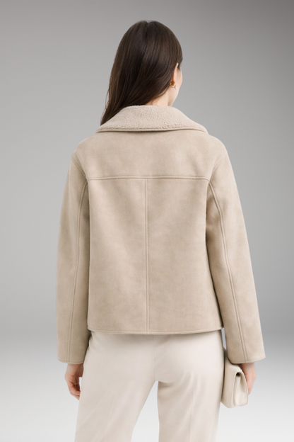 Women's Notched Collar Button Jacket