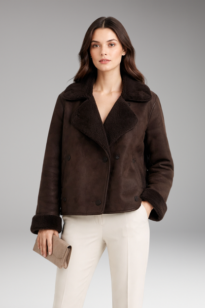 Women's Notched Collar Button Jacket