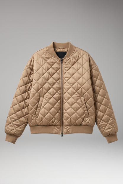 Women's Padded Jacket With Pockets - VibreMode
