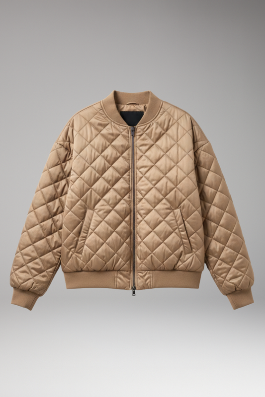 Women's Padded Jacket With Pockets - VibreMode