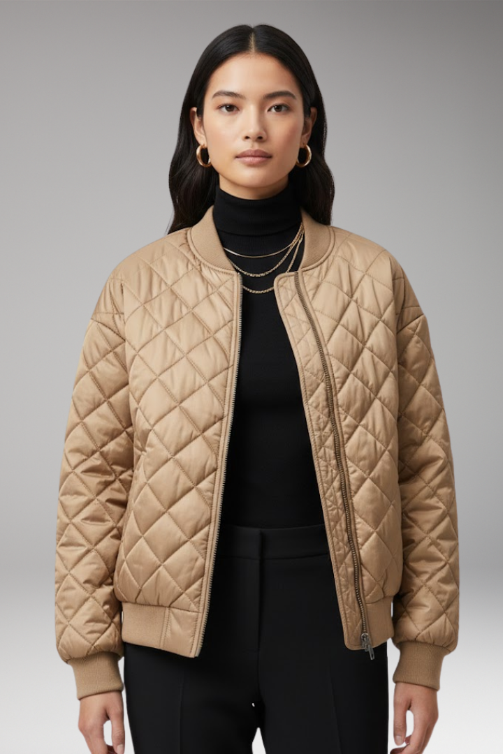 Women's Padded Jacket With Pockets