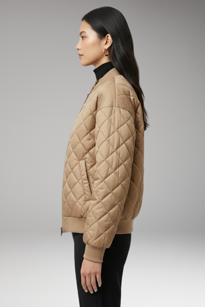 Women's Padded Jacket With Pockets