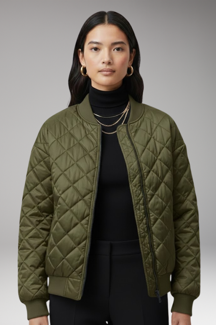 Women's Padded Jacket With Pockets