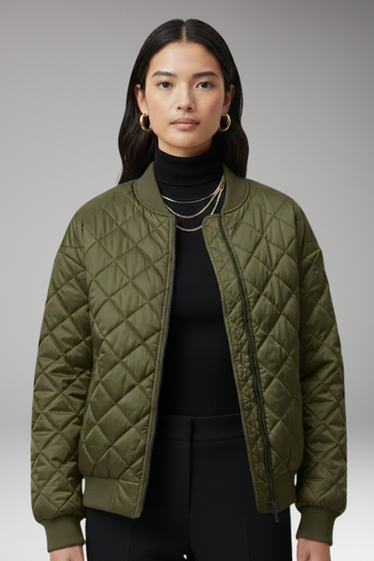 Women's Padded Jacket With Pockets