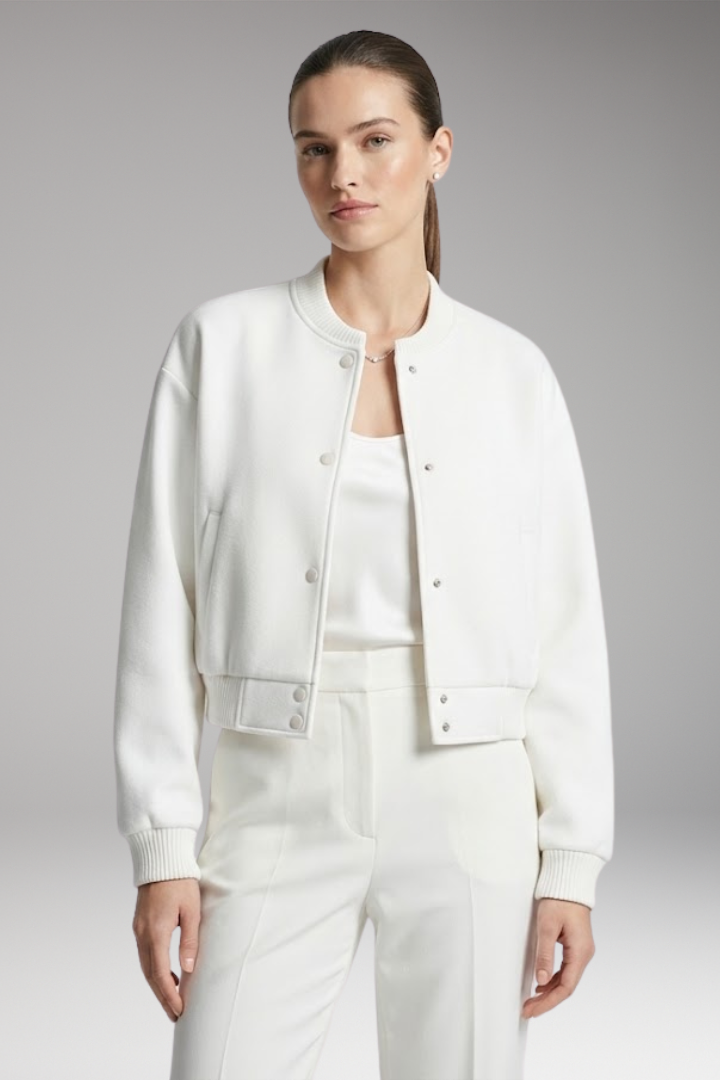 Women's Cropped Snap Jacket