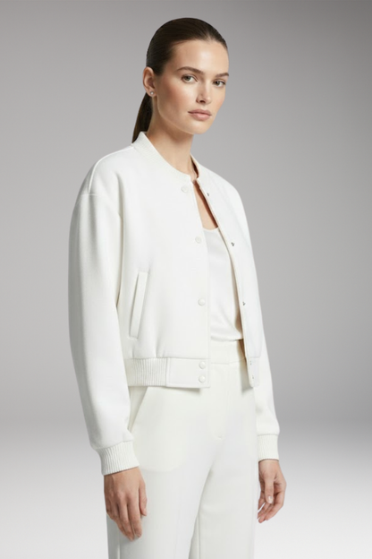Women's Cropped Snap Jacket