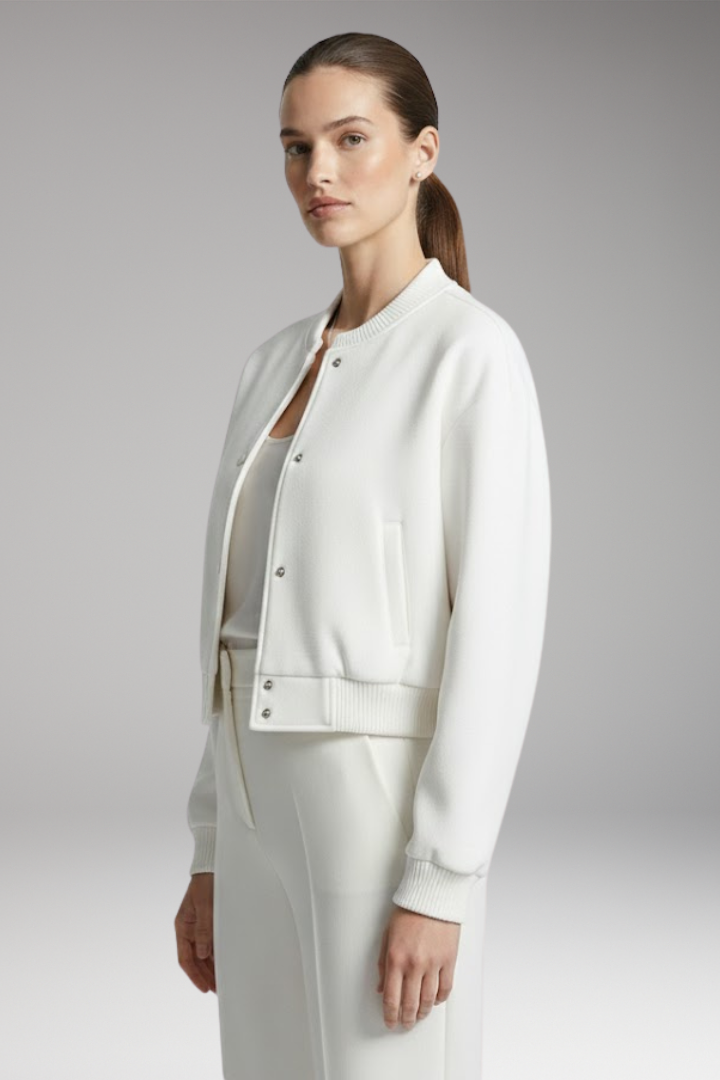 Women's Cropped Snap Jacket