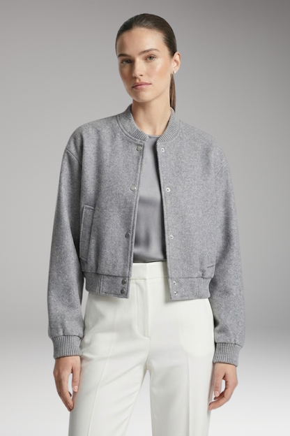 Women's Cropped Snap Jacket