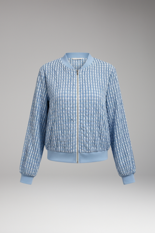 Women's Zip Jacket Textured - VibreMode