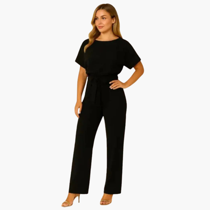 Women's Wide Leg Jumpsuit with Belt