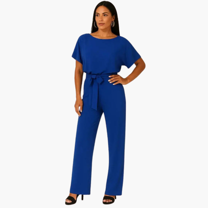 Women's Wide Leg Jumpsuit with Belt
