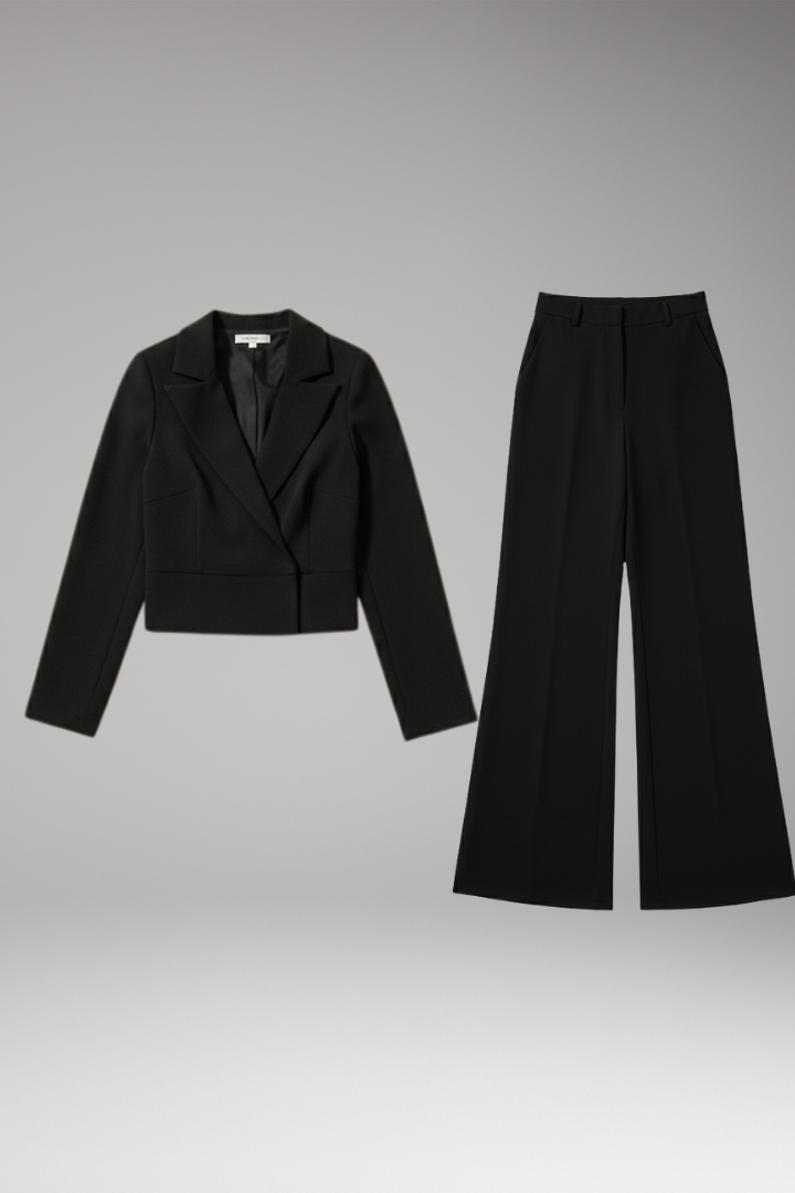 Women's Wide Leg Jumpsuit Shirt Collar Style - VibreMode
