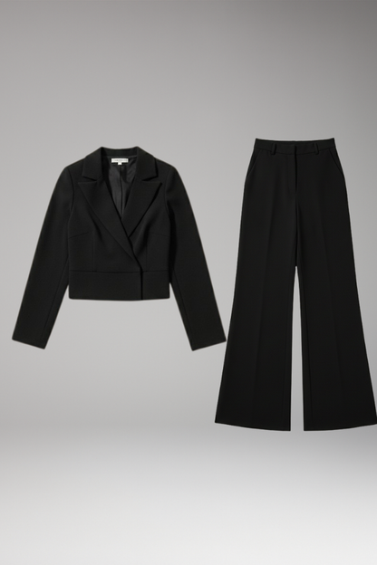 Women's Wide Leg Jumpsuit Shirt Collar Style - VibreMode