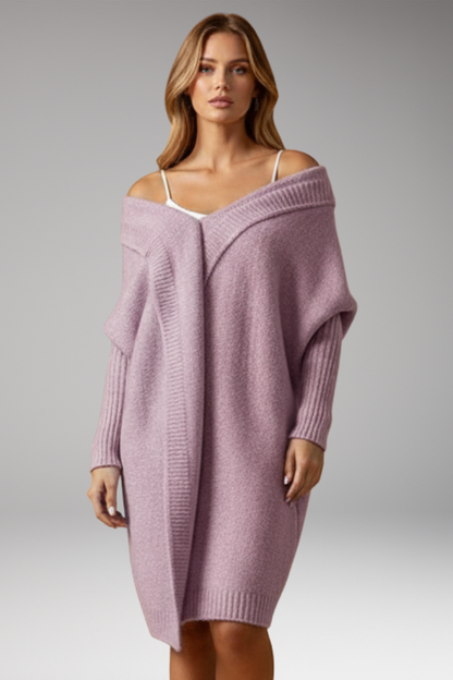 Women's Hooded Open Front Knit Cardigan