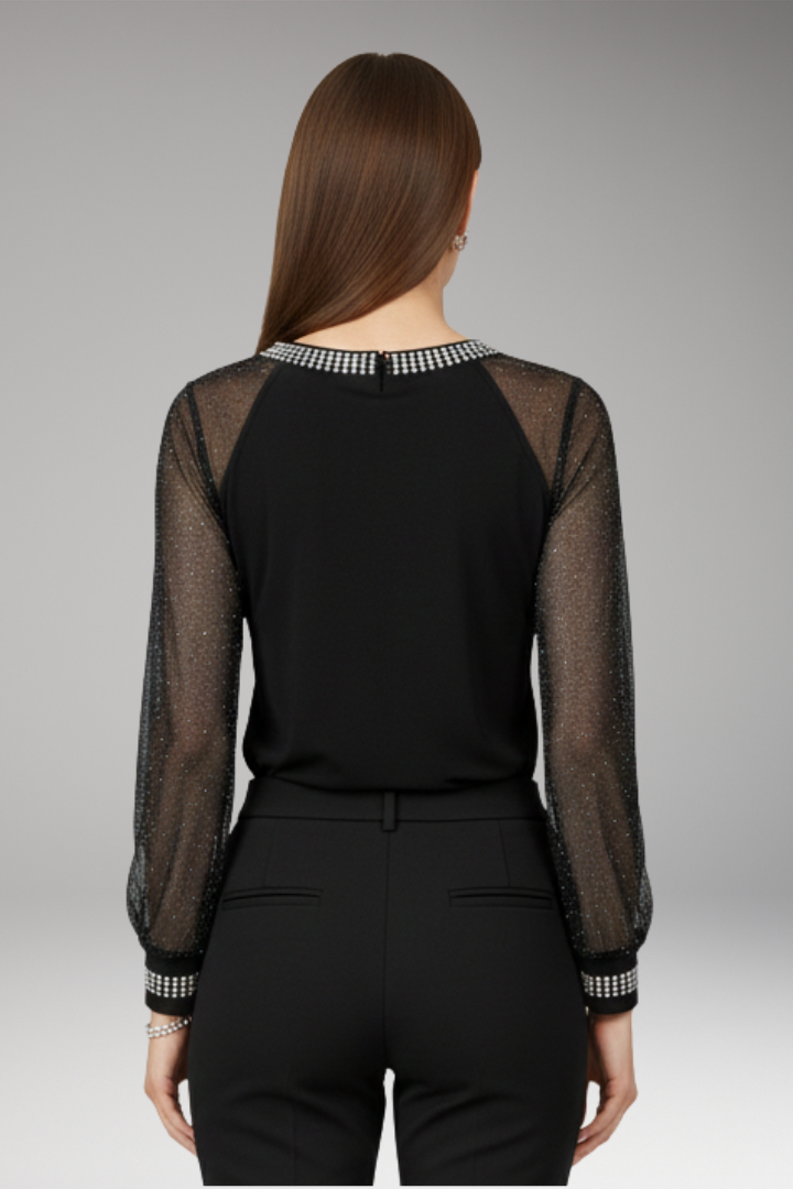 Women's Long Sleeve Knit Round Neckline