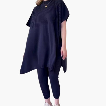 Women's Knit Long Sleeve And Pants Set
