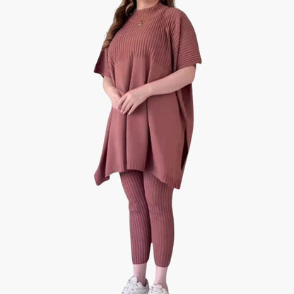 Women's Knit Long Sleeve And Pants Set