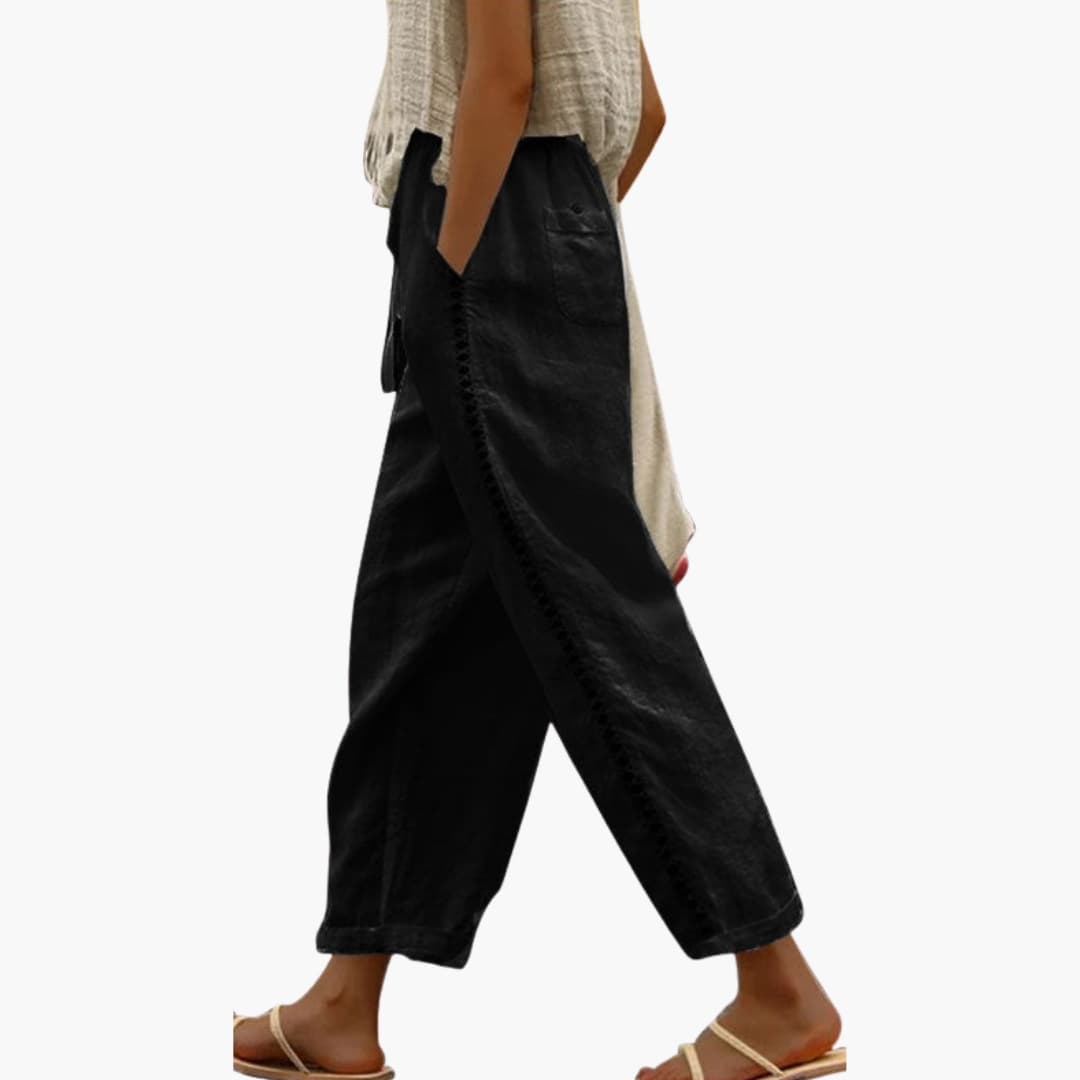 Women's Linen Loose Fit Pants