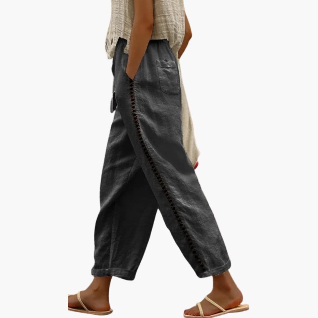 Women's Linen Loose Fit Pants