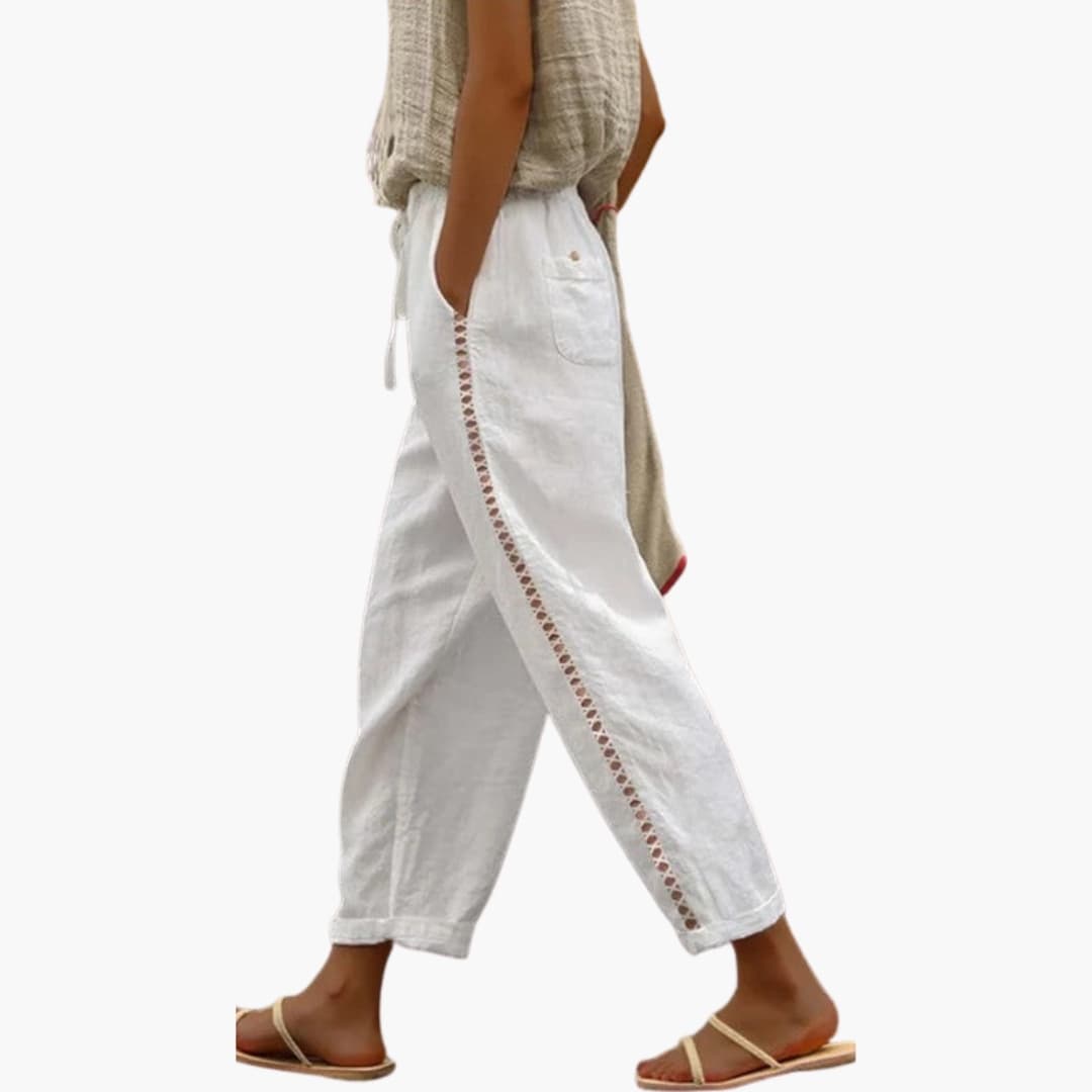 Women's Linen Loose Fit Pants