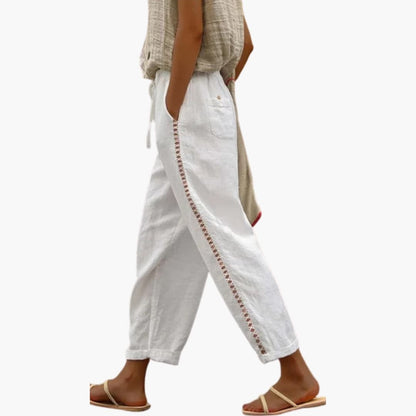 Women's Linen Loose Fit Pants