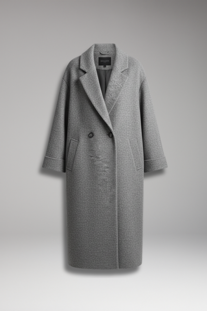 Women's Lapel Coat Long - VibreMode