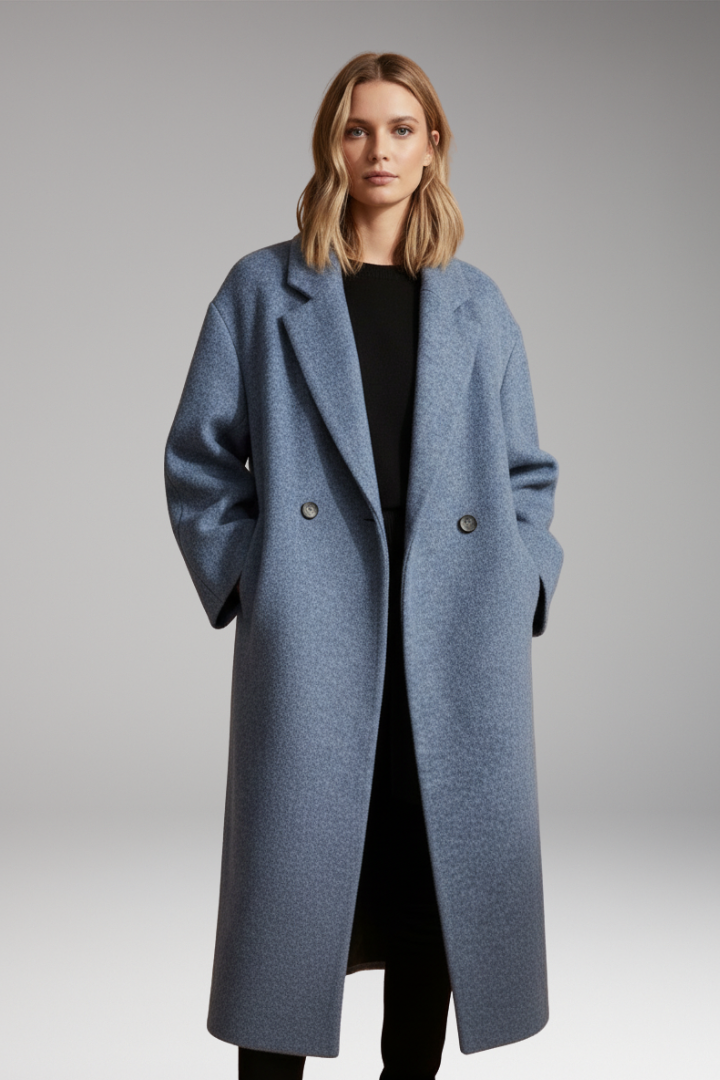 Women's Lapel Coat Long