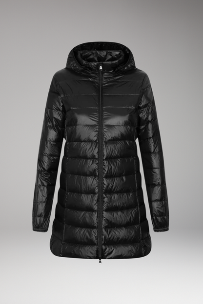 Women's Quilted Hooded Jacket - VibreMode